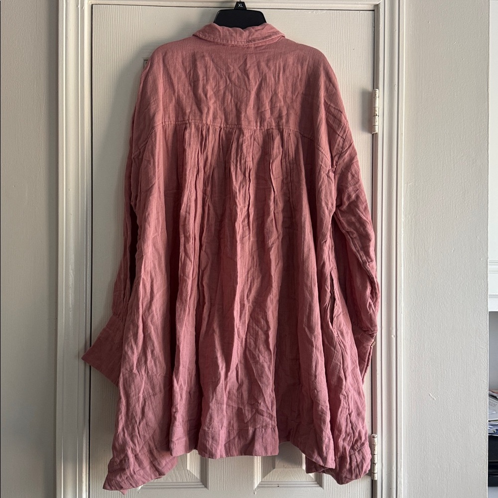 Free People Voyager Shirtdress Button-Front Oversized Dress - Picture 9 of 16